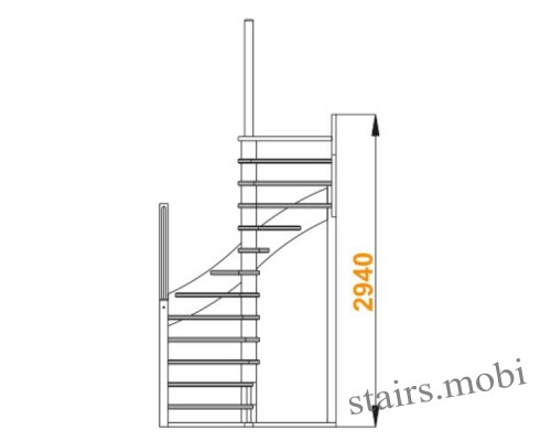 К-005М/1 вид5 чертеж stairs.mobi